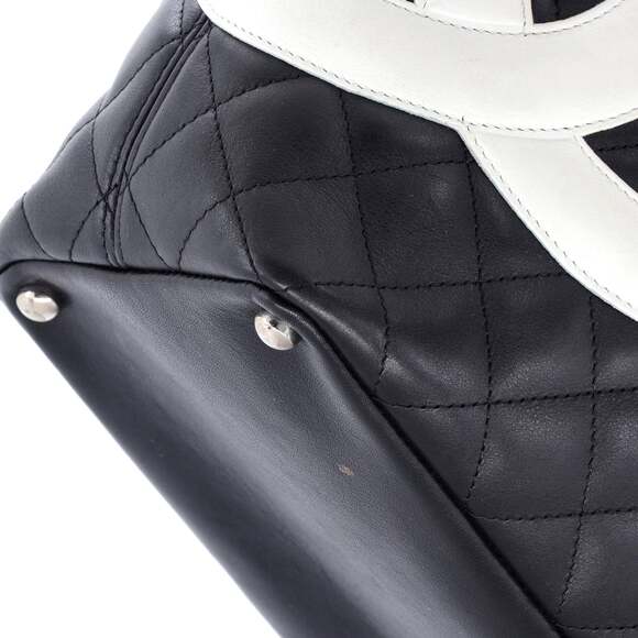 Chanel Cambon Tote Quilted Leather #205426C25B - Picture 7 of 9